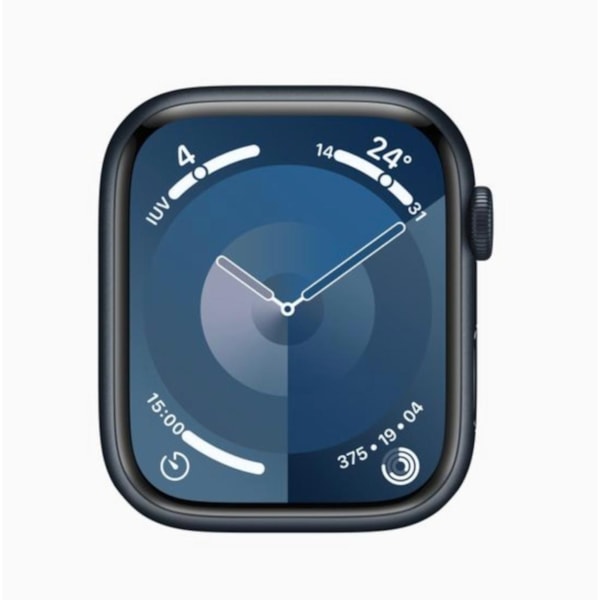 Apple Watch Serie 9 GPS 41mm Meia-noite de Alumínio - pulseira de borracha-f5d728a2-7cfb-48dd-be19-5783ff98f472