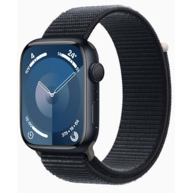 Apple Watch Serie 9 GPS 41mm Meia-noite de Alumínio - pulseira Loop