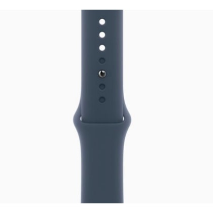 Apple Watch Serie 9 GPS 41mm Prateado de Alumínio - pulseira de borracha