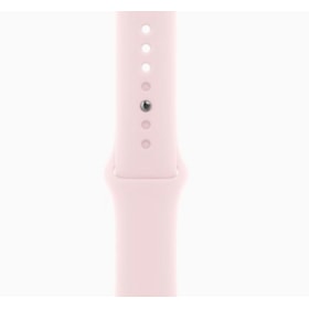 Apple Watch Serie 9 GPS 41mm Rosa de Alumínio - pulseira de borracha