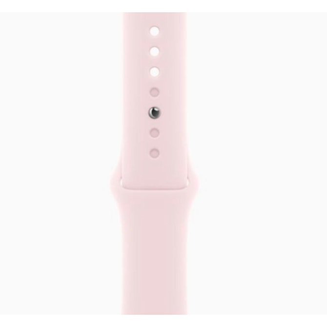 Apple Watch Serie 9 GPS 41mm Rosa de Alumínio - pulseira de borracha-dfc750e7-7357-4382-af47-57708acdf540