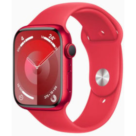 Apple Watch Serie 9 GPS 41mm Vermelho de Alumínio - pulseira de borracha