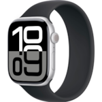 Apple Watch Series 10 42 mm - Prata Alumínio ( Pulseira esportiva Preta )-efbee7e2-6149-4155-af60-1c42cbd66b46
