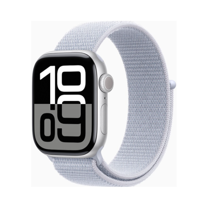 Apple Watch Series 10 42 mm - Prata Alumínio ( Pulseira Loop Cloud )-13cb87e5-e9c1-4455-bb33-bcd31535a12c