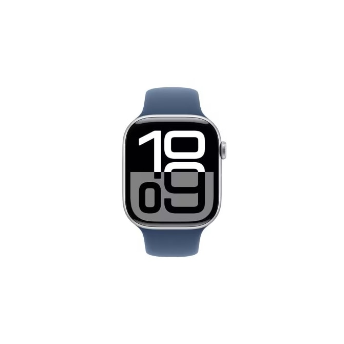 Apple Watch Series 10 42 mm - Prateado ( Pulseira esportiva Azul )-e29bae21-228d-4932-ae9f-15df6635bbe5