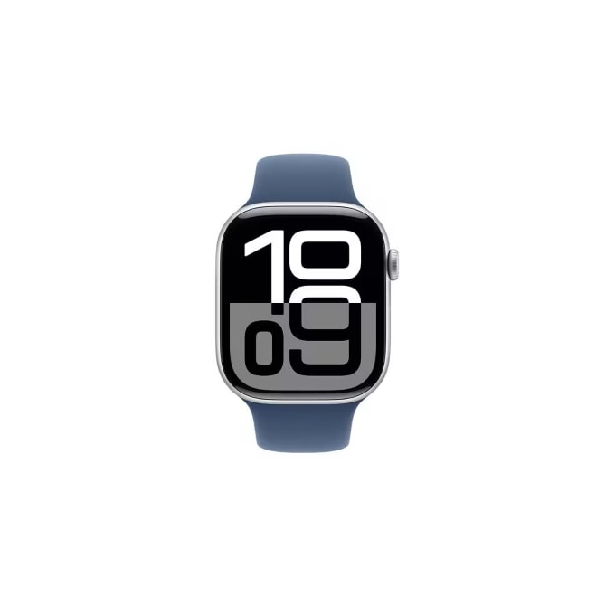 Apple Watch Series 10 42 mm - Prateado ( Pulseira esportiva Azul )-5cb077a4-f780-4d40-bd9c-35d095a025c5