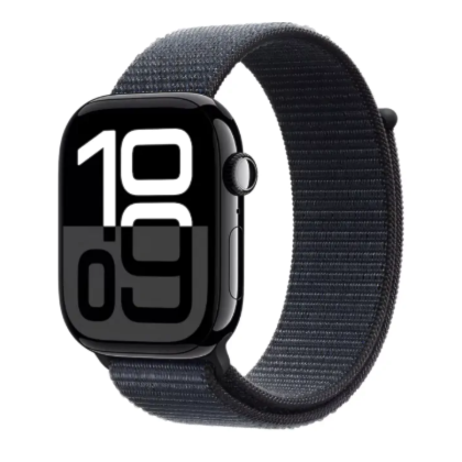 Apple Watch Series 10 42 mm - Preto Brilhante ( Pulseira Loop Preta )