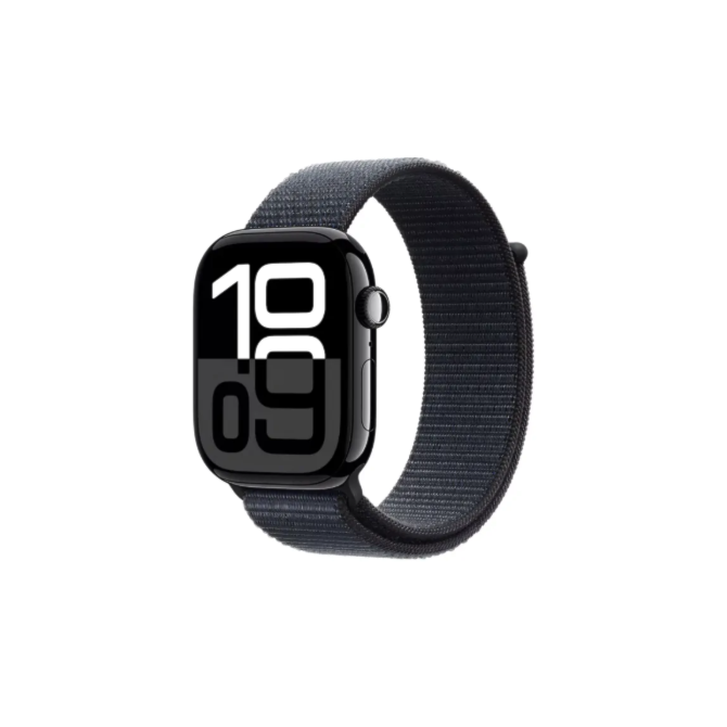 Apple Watch Series 10 42 mm - Preto Brilhante ( Pulseira Loop Preta )-93e1c309-b97b-4a44-8ca4-76bf58efae12
