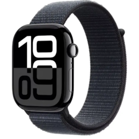 Apple Watch Series 10 42 mm - Preto Brilhante ( Pulseira Loop Preta )