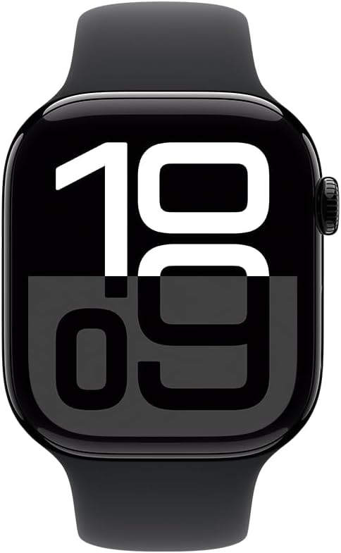 Apple Watch Series 10 46 mm - Preto Brilhante ( Pulseira esportiva