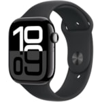 Apple Watch Series 10 46 mm - Preto Brilhante ( Pulseira esportiva Preta )-a0267911-c9fd-4aa3-8d7e-2e35313d67ff