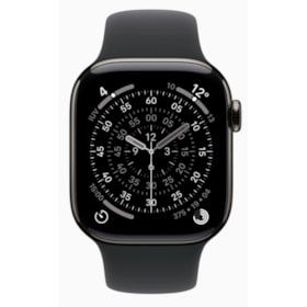 Apple Watch Series 11 42mm GPS + Celular - Ardósia Titânio - Pulseira Esportiva