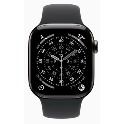 Apple Watch Series 11 42mm GPS + Celular - Ardósia Titânio - Pulseira Esportiva