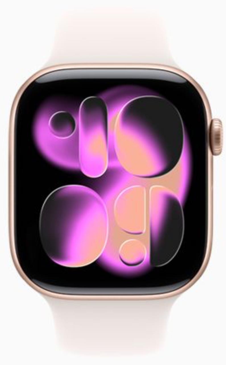 Apple Watch Series 11 42mm GPS - Ouro Rosa Alumínio - Pulseira