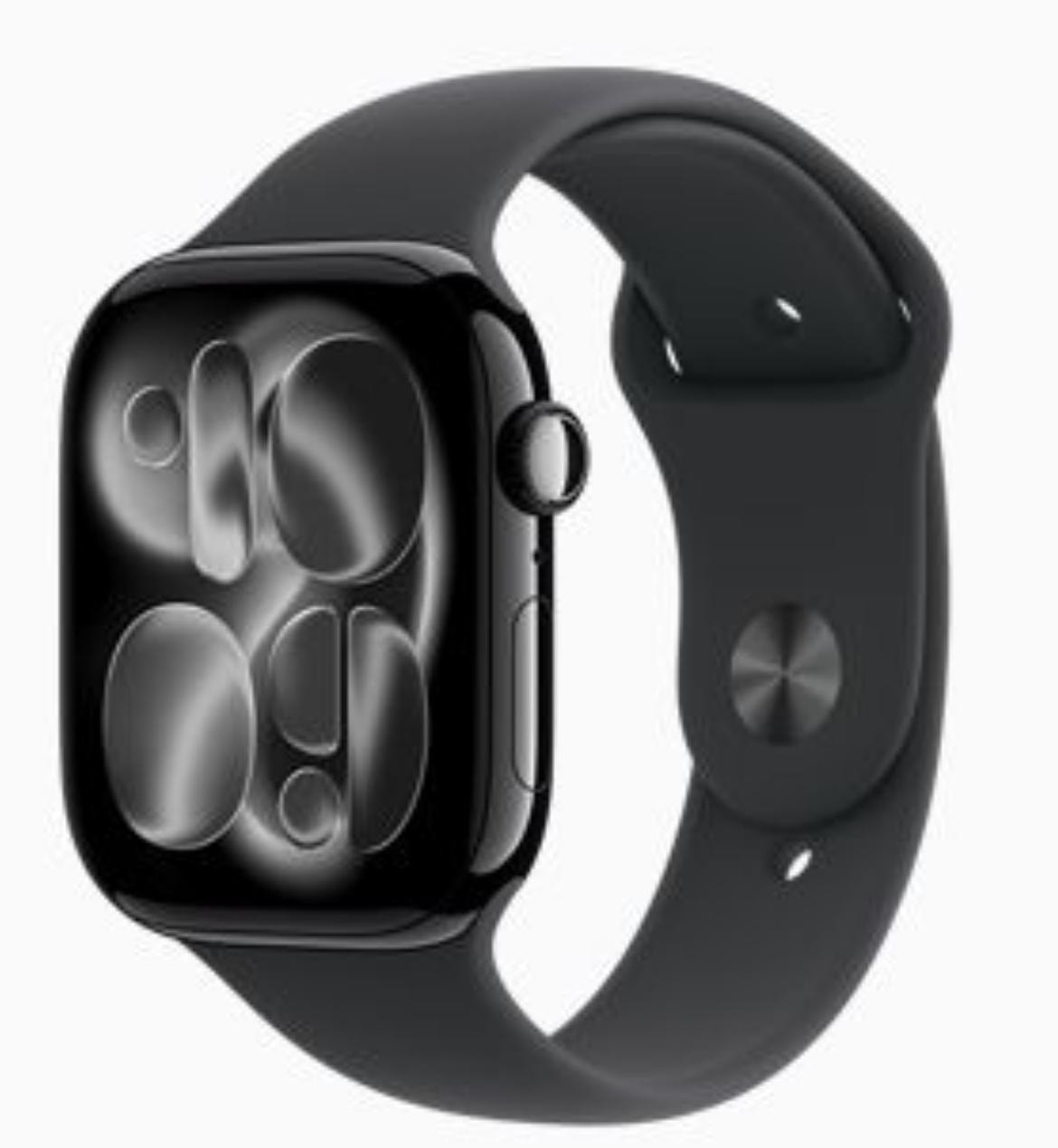 Apple Watch Series 10 46 mm - Preto Brilhante ( Pulseira esportiva