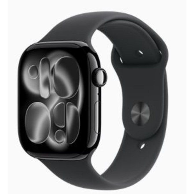 Apple Watch Series 11 42mm GPS - Preto Brilhante Alumínio - Pulseira Esportiva-3da1da4b-f32c-432f-9f0c-37d412d70a34