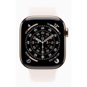 Apple Watch Series 11 46mm GPS + Celular - Dourado Titânio - Pulseira Esportiva