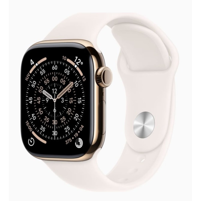 Apple Watch Series 11 46mm GPS + Celular - Dourado Titânio - Pulseira Esportiva-0981ae16-f9be-414f-84e8-742e3e5ae65f