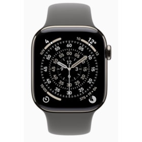 Apple Watch Series 11 46mm GPS + Celular - Natural Titânio - Pulseira Esportiva
