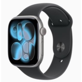 Apple Watch Series 11 46mm GPS - Cinza Espacial Alumínio - Pulseira Esportiva
