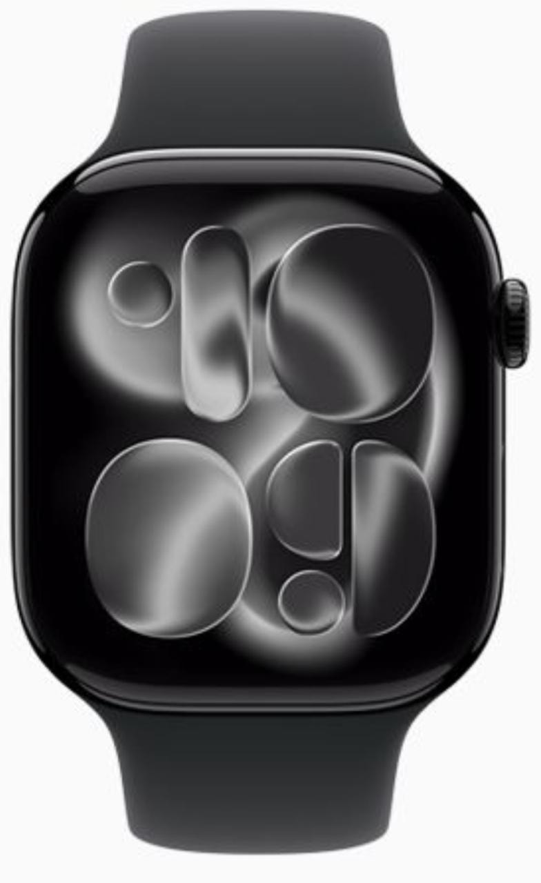 Apple Watch Series 11 46mm GPS - Preto Brilhante Alumínio