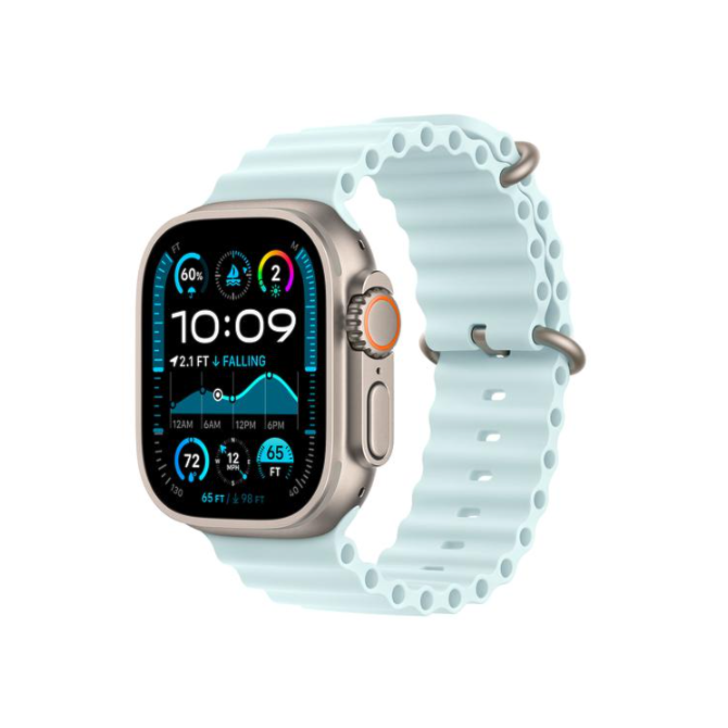 Apple Watch Ultra 2 GPS + Celular Natural 49mm - Pulseira Esportiva - Oceano Azul Glacial-5966d330-efb7-4e45-a677-fcf9e1f3e762