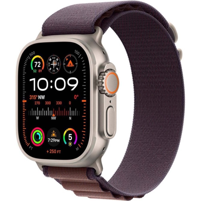 Apple Watch Ultra 2 GPS + Celular Natural 49mm - Pulseira loop Índigo alpine-1d1f9152-c270-417d-9d4a-455711ef5d2c