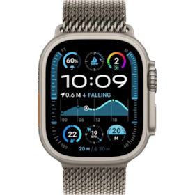 Apple Watch Ultra 2 GPS + Celular Natural 49mm - Pulseira Milanese Loop - Natural Titanium