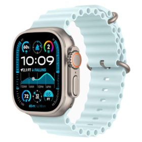 Apple Watch Ultra 2 GPS + Celular Natural 49mm - Pulseira  Oceano - ice Blue