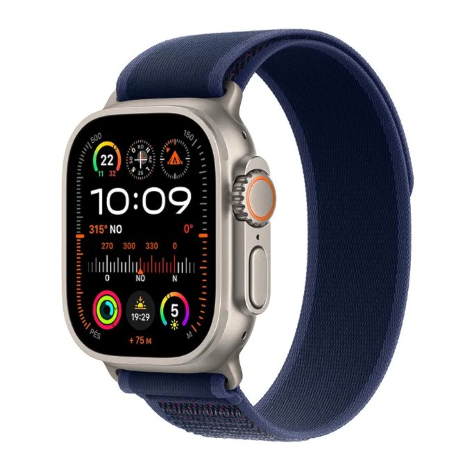 Apple Watch Ultra 2 GPS + Celular Natural Titânio 49mm - Pulseira Loop Trail - Azul-3dc0aea1-b0e4-476d-b97c-1a958515aaf9