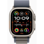 Apple Watch Ultra 2 GPS + Celular Natural Titanium 49mm - Pulseira Alpine Loop - Azul Claro-92c583c6-26a0-491c-93df-1fbdbcb60ff1