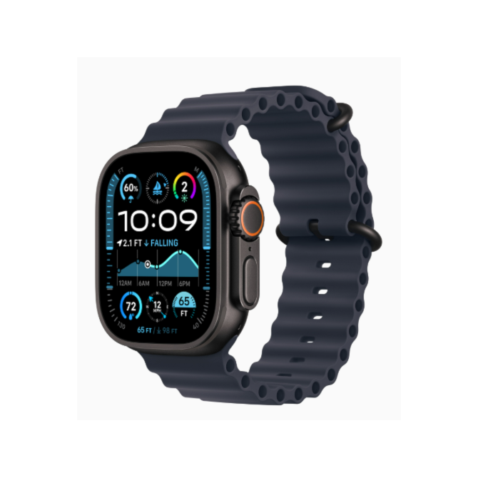 Apple Watch Ultra 2 GPS + Celular Preto 49mm - Pulseira Esportiva - Azul Oceano-7e90eeac-834b-4581-8fb2-93b4a9e96484