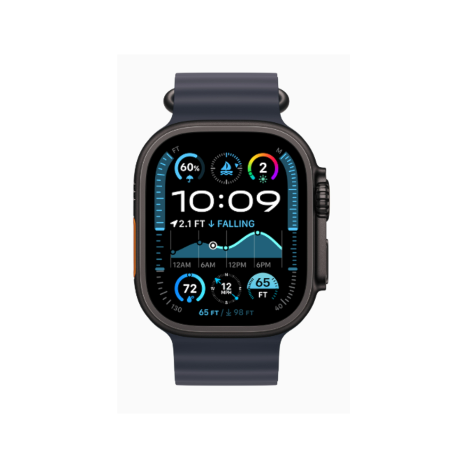 Apple Watch Ultra 2 GPS + Celular Preto 49mm - Pulseira Esportiva - Azul Oceano-600f83a6-a57e-417c-9980-faec1a3edea5