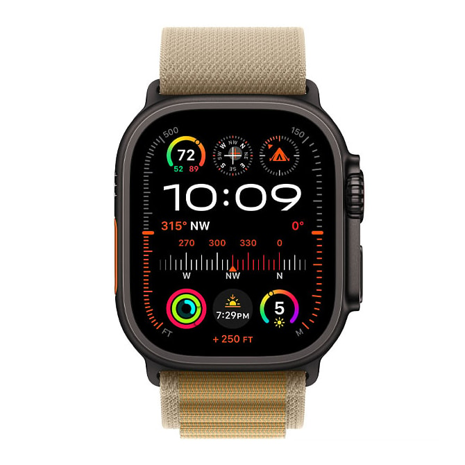 Apple Watch Ultra 2 GPS + Celular Preto 49mm - Pulseira Loop Alpina -  Canela-4408e576-2354-4417-8de5-a2c2f33f84d8