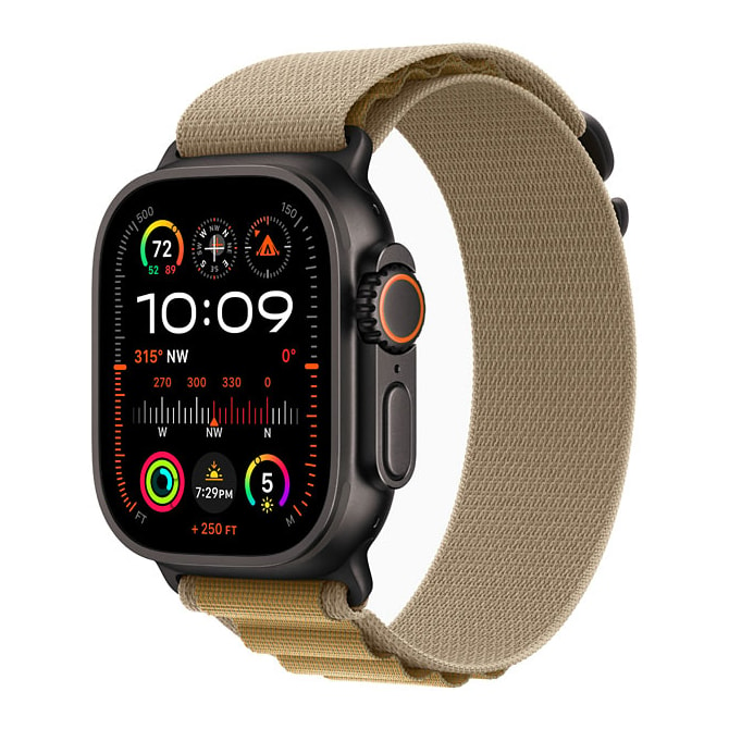 Apple Watch Ultra 2 GPS + Celular Preto 49mm - Pulseira Loop Alpina -  Canela-2df3e782-5a7d-47fb-a10f-95e0e44d58d2