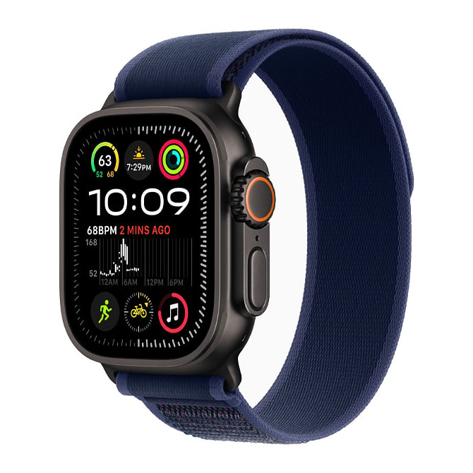 Apple Watch Ultra 2 GPS + Celular Preto 49mm - Pulseira Loop Trail -  Azul-19795113-5d4e-4463-98d6-3608c94f12a2