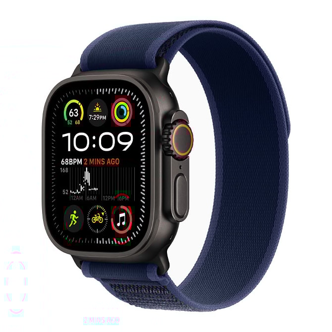 Apple Watch Ultra 2 GPS + Celular Preto 49mm - Pulseira Loop Trail -  Azul-3f0c3009-4bb6-4090-b007-6ca5c8b21a59