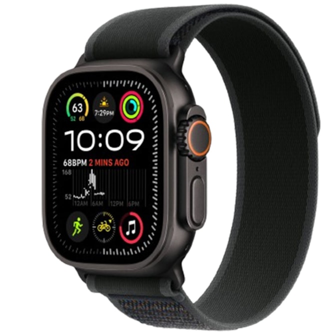 Apple Watch Ultra 2 GPS + Celular Preto 49mm - Pulseira loop Trail Preta-44fc244e-a3cc-4b01-b341-d23b56050b6c