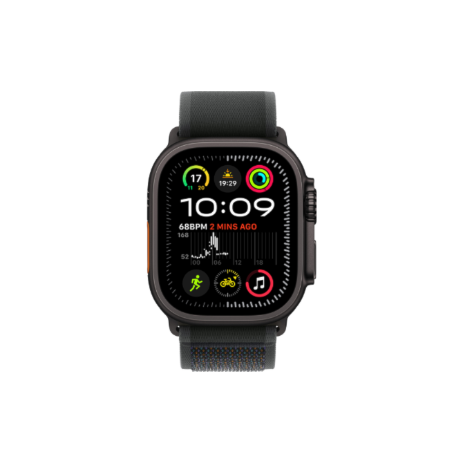 Apple Watch Ultra 2 GPS + Celular Preto 49mm - Pulseira Loop Trail - Preto-477e3bae-2a54-412a-9e99-ca877f35971f