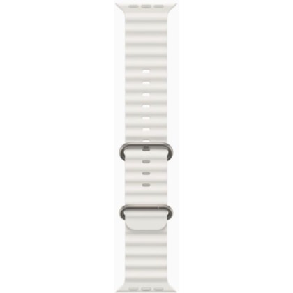 Apple Watch Ultra 2 GPS Natural Titânio 49mm - Pulseira Oceano - Branca