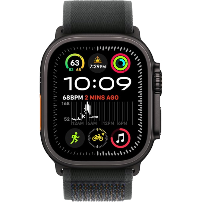 Apple Watch Ultra 2 GPS Preto 49mm - Pulseira loop Trail Preta-d351a090-96a1-486d-a400-da8887da3374