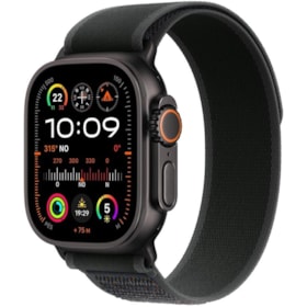 Apple Watch Ultra 2 GPS Preto 49mm - Pulseira loop Trail Preta