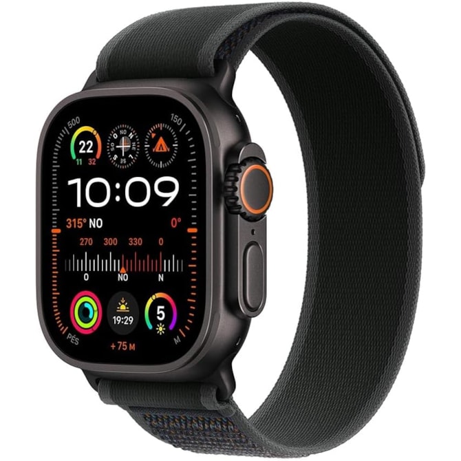 Apple Watch Ultra 2 GPS Preto 49mm - Pulseira loop Trail Preta-9e7c5640-a59c-449b-abb6-23ca94a53285