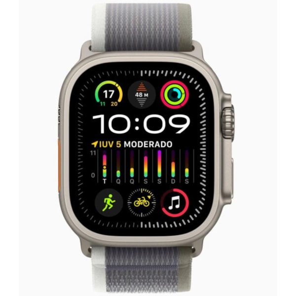 Apple Watch Ultra 2 GPS Titânio 49mm - pulseira Loop Trail Verde / Cinza-a3e74d39-bc42-4811-b449-a6a43943fab6