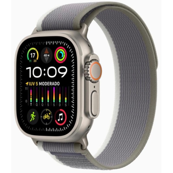 Apple Watch Ultra 2 GPS Titânio 49mm - pulseira Loop Trail Verde / Cinza-2a94f89e-f279-45a5-935f-92905a19816c