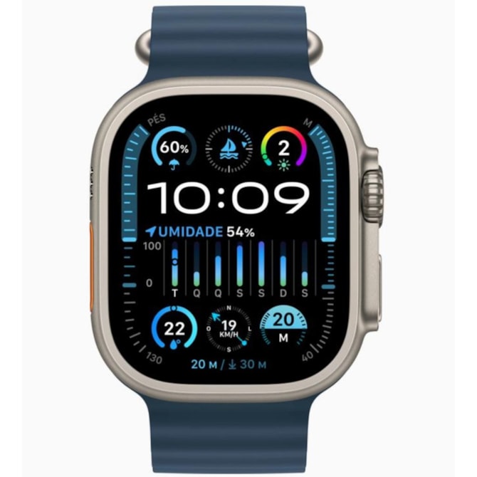 Apple Watch Ultra 2 GPS Titânio 49mm - pulseira Oceano - Azul-a5cdabfa-ce0d-4158-8006-3083c5df4e2c