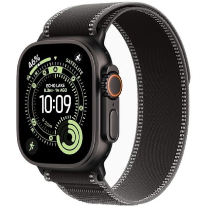 Apple Watch Ultra 3 49 mm GPS + Celular - Black Titanium Charcoal Trail Loop