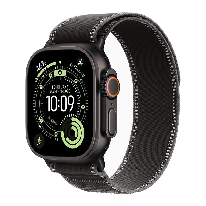 Apple Watch Ultra 3 49 mm GPS + Celular - Black Titanium Charcoal Trail Loop-0175ce27-d52f-4456-9af7-22a357ac8117