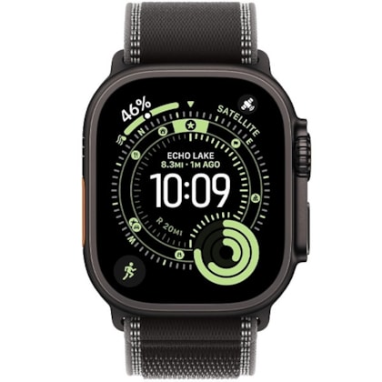 Apple Watch Ultra 3 49 mm GPS + Celular - Black Titanium Charcoal Trail Loop