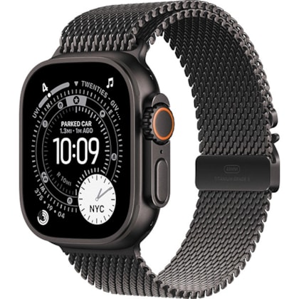 Apple Watch Ultra 3 49 mm GPS + Celular - Black Titanium Milanese Loop